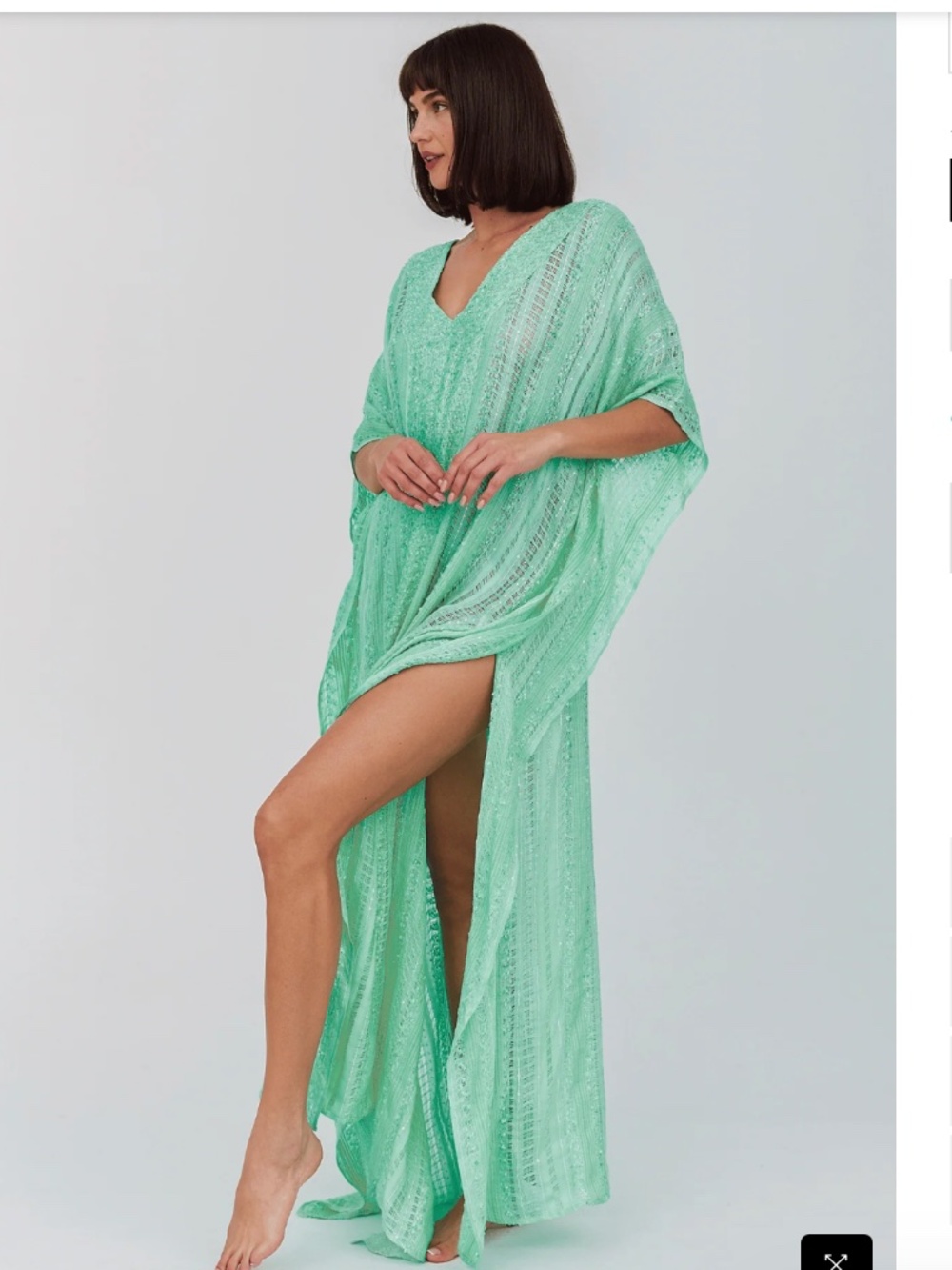 PITUSA METALLIC WEAVE THOBE petite size all petite